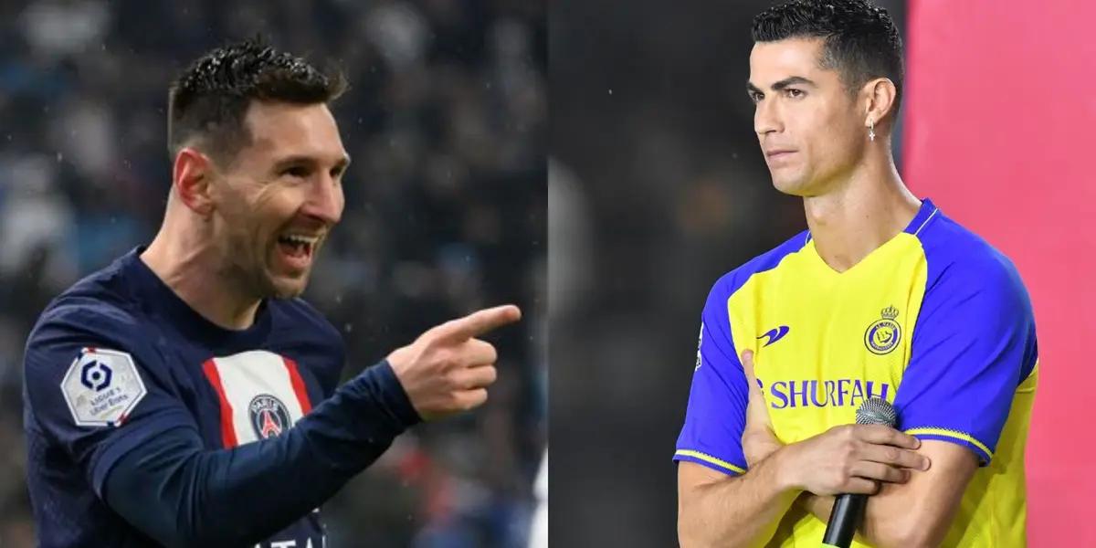 Lionel Messi y una nueva humillación para Cristiano Ronaldo, pese a que juegan en ligas totalmente diferentes