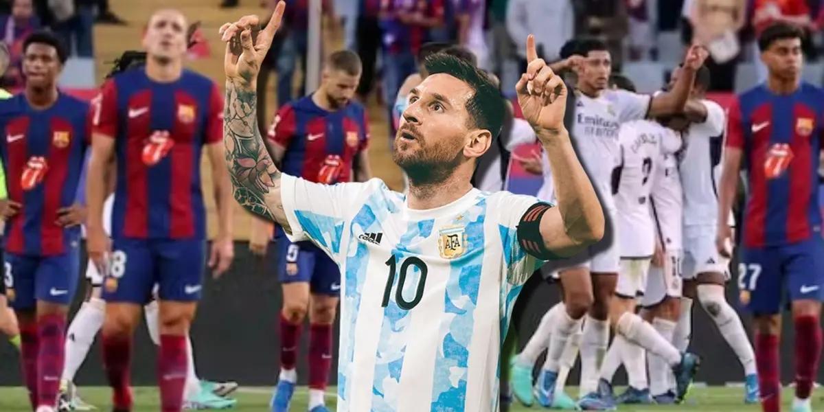 Lionel Messi ya no tiene en su agenda al FC Barcelona, ni cuando se juega un partido de la talla del clásico ante el Madrid