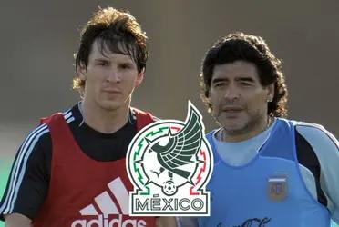 Lionel posteó una foto de Diego en sus historias de Instagram.