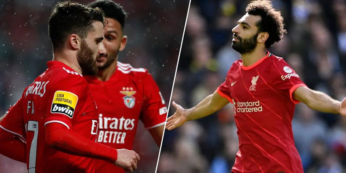 Liverpool FC venció 3-1 a Benfica con un gol de Luis Díaz por el partido de IDA de los cuartos de final de la Champions League, a continuación las estadísticas del partido.