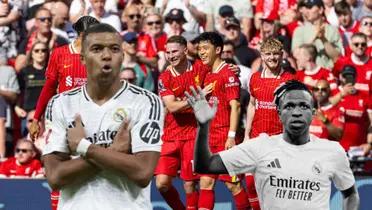Liverpool - Vinicius Jr - Kylian Mbappé (Foto: Liverpool)