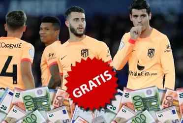 Llegó gratis a Atleti, solo jugó 9 partidos y ahora lo venderían por 12 millones