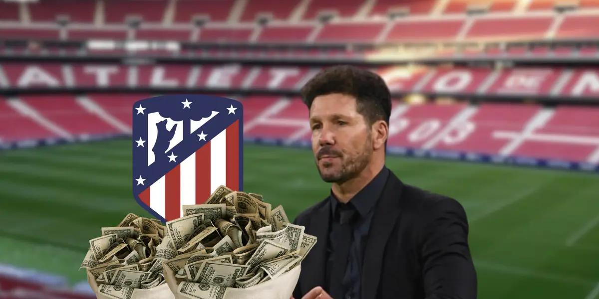 Llegó gratis a Atlético, fracasó y ahora le dejaría 25 millones a Simeone tras irse