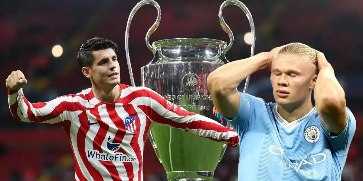 Llegó a tocar la cima con el conjunto Merengue y ahora asegura que el atacante del Aleti es superior al del City