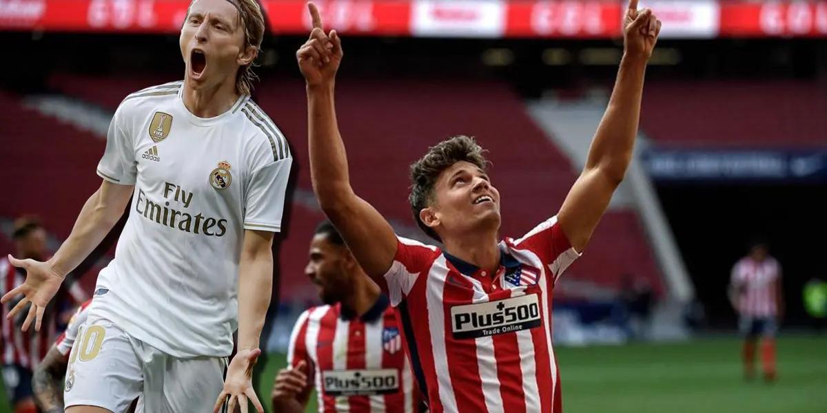 Llorente amargó al Real al último minuto con Atleti y mira la reacción de Modric