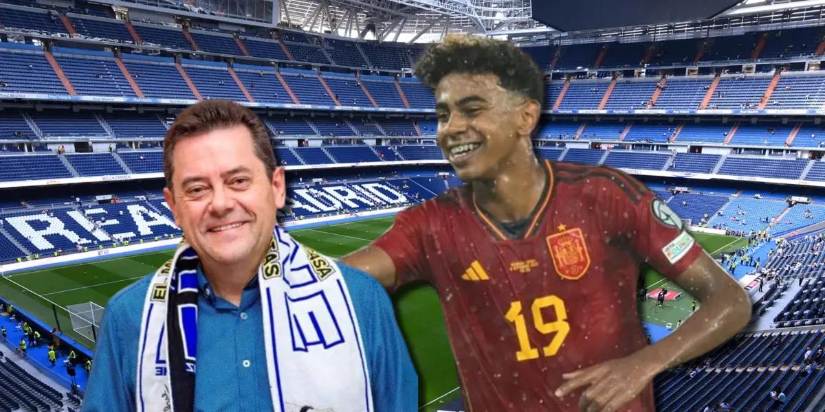 Lo que hará Tomás Roncero si Yamal anota con España a Brasil y en el Bernabéu