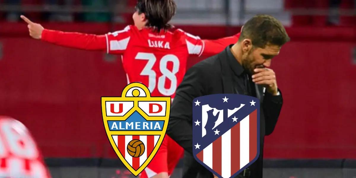 Locura en Almería, doblete de Luka Romero para el empate ante Atleti