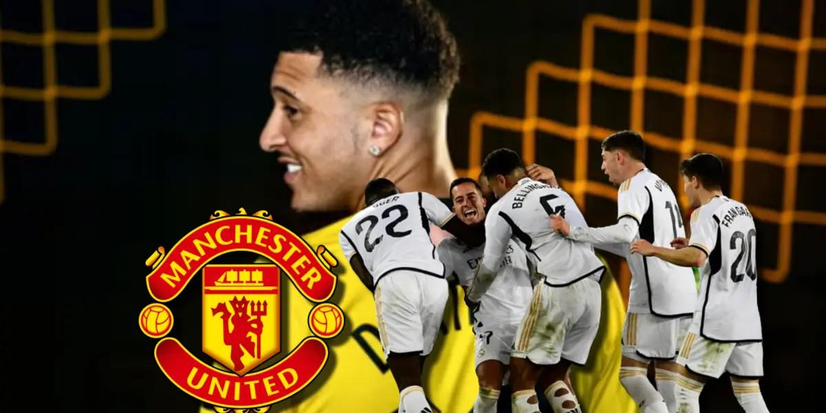 Los 2 jugadores del Madrid que celebraron que Jadon Sancho haya salido del United
