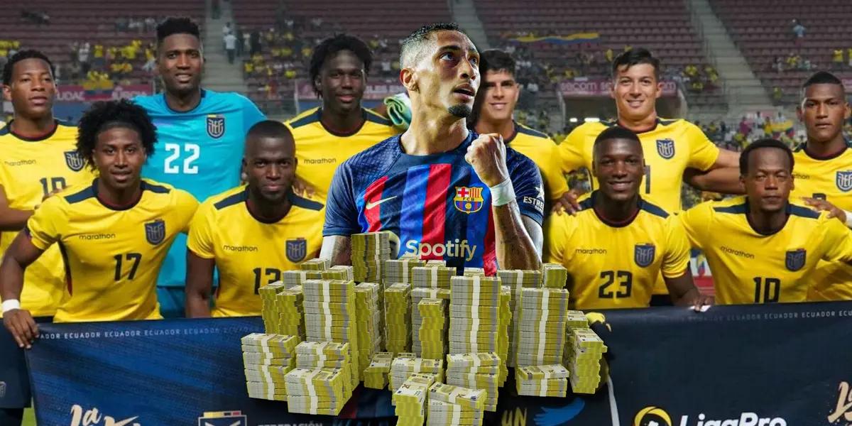 Los 3 ecuatorianos que podría fichar el Barça con la venta de Raphinha