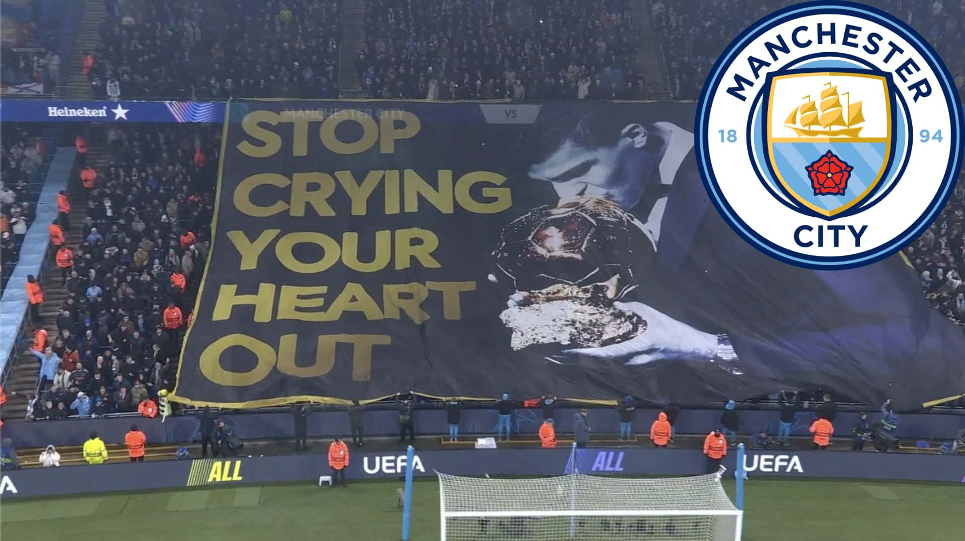 Los aficionados barcelonistas mostraron su asombro y alegría en redes por el tifo