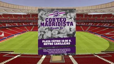 Los aficionados del Real Madrid han quedado todos en una plaza de Canillejas para hacer un corteo previo