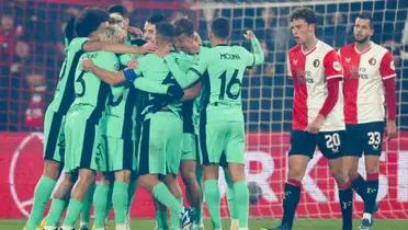 Los Colchoneros reciben al Feyenoord de los Países Bajos en el Cívitas Metropolitano con la mente puesta en conseguir un triunfo que los acomode en la zona