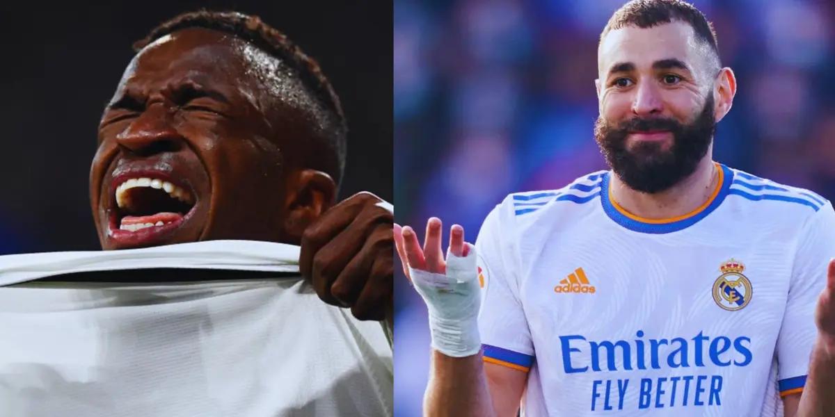 Los compañeros del galo se vieron sensibilizados por su salida del club blanco y no dudaron en compartirlo