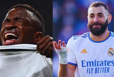 Los compañeros del galo se vieron sensibilizados por su salida del club blanco y no dudaron en compartirlo