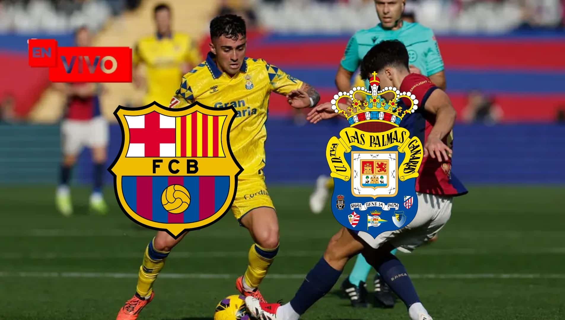 Los culés quieren recuperar la primera posición, los canarios, en busca de una victoria para no caer en puestos de descenso