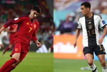 Los españoles abrieron el marcador tras un centro de Jordi Alba que Morata conectó para vencer a Manuel Neuer.