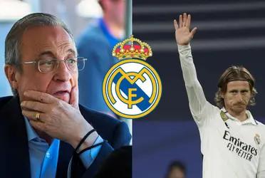 Los fanáticos de Real Madrid se enteraron del inminente adiós de Luka Modric por un detalle que se filtró