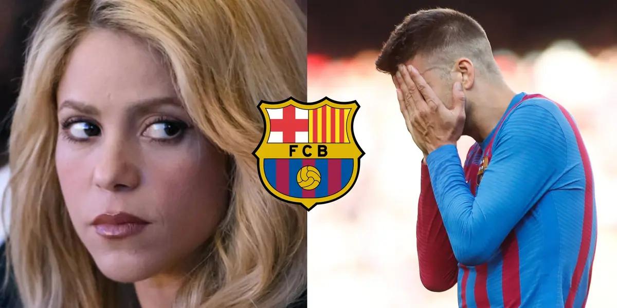 Los fans del Barsa sorprendieron al defensor en su auto mientras sonaba un tema de su ex pareja, causando un revuelo enorme en sus redes.