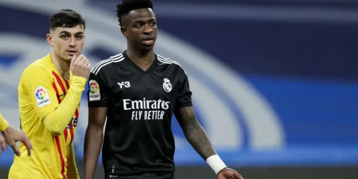 Los hinchas del Real Madrid, cansados de las críticas a Vinicius, sacan estas estadísticas en las ausencias de Pedri