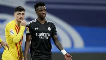 Los hinchas del Real Madrid, cansados de las críticas a Vinicius, sacan estas estadísticas en las ausencias de Pedri
