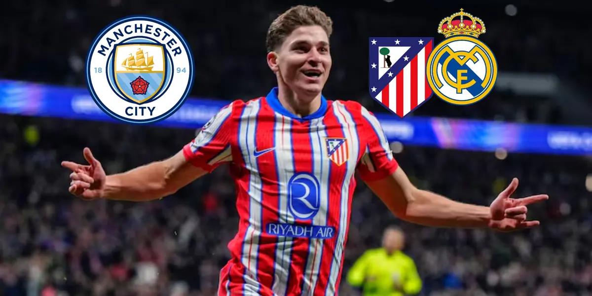 Los ingleses, con la mala temporada del City, echan de menos a Julián Álvarez en su equipo