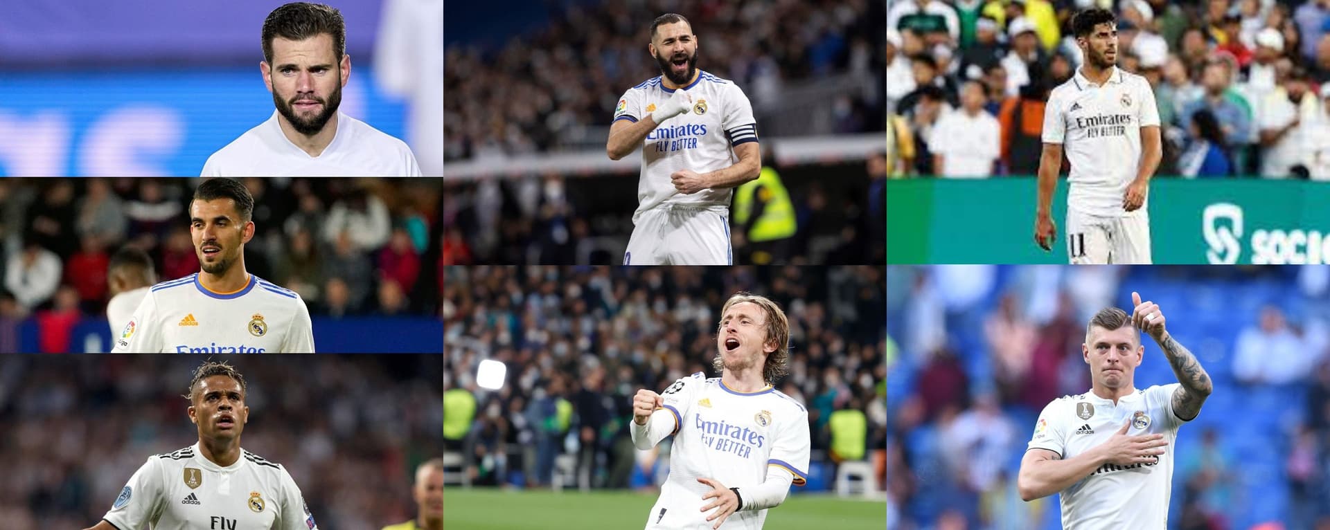 Los jugadores que podrían irse libres del Madrid en Junio