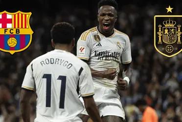 Los Merengues golearon a los Blanquinegros por 5-1 y se mantienen en el segundo puesto de la competencia, el FC Barcelona sacó algo positivo de ello