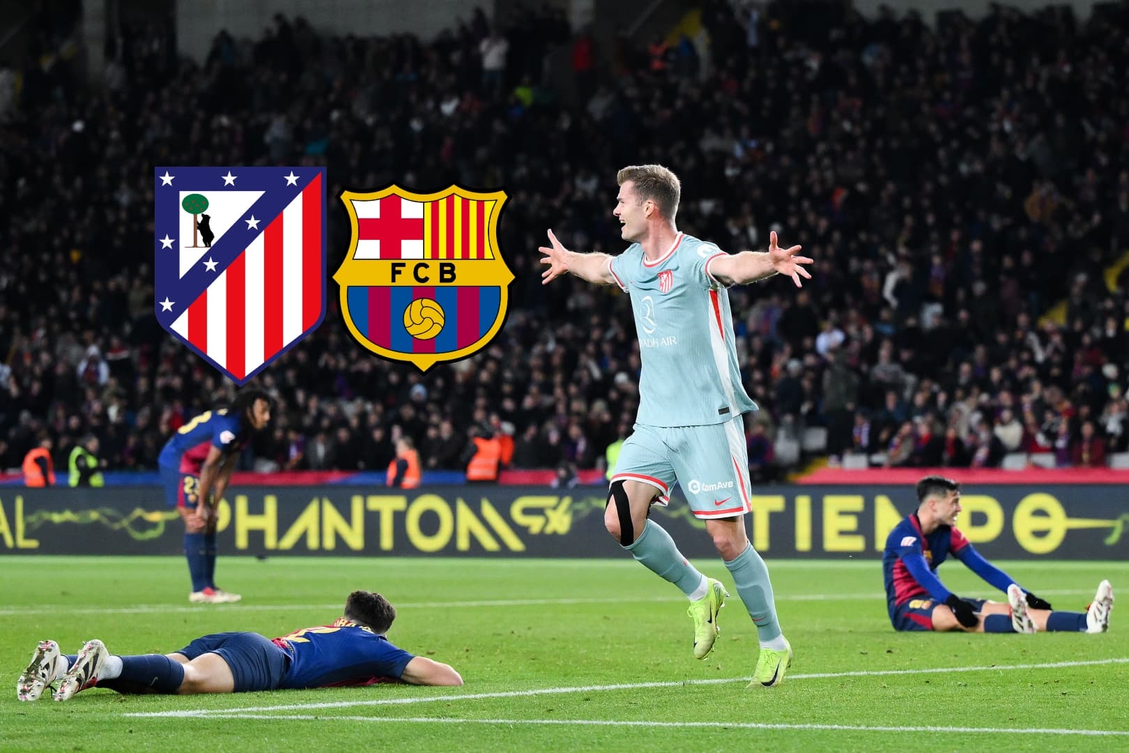 Los tres encuentros entre Barcelona y Atlético han sido apasionantes