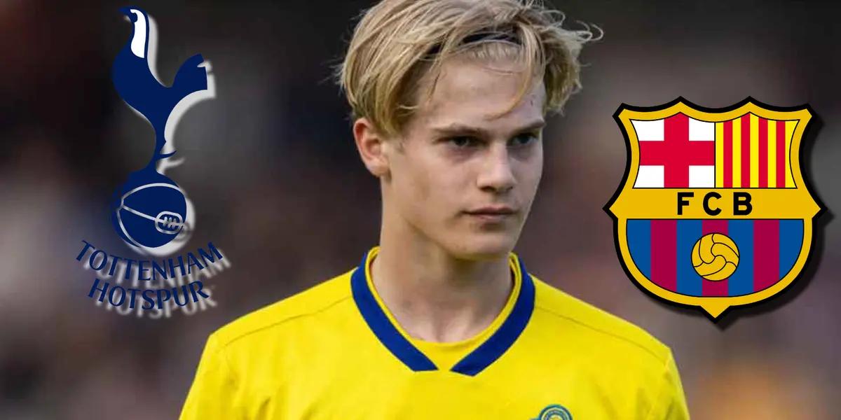 Lucas Bergvall se fue para el Tottenham aunque ya estaba listo para ponerse la camiseta del FC Barcelona