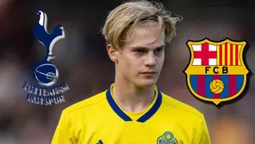 Lucas Bergvall se fue para el Tottenham aunque ya estaba listo para ponerse la camiseta del FC Barcelona