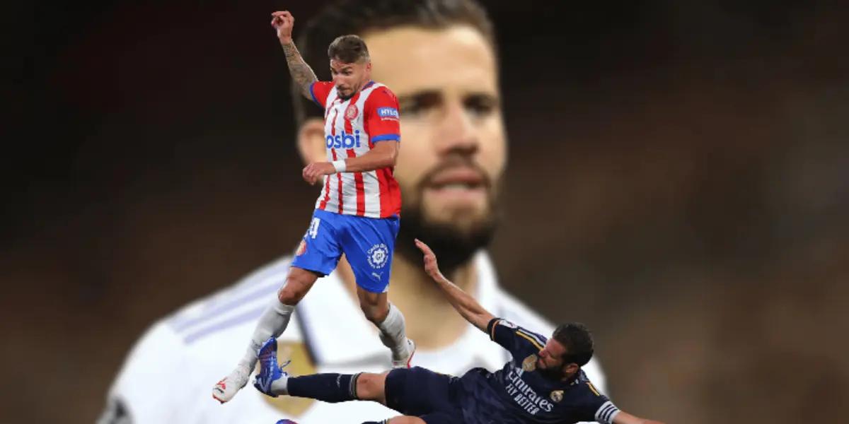 Luego del lamentable accionar del central del Madrid, el jugador de Girona estará bastante tiempo fuera