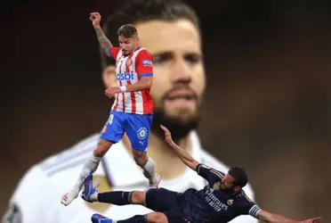 Luego del lamentable accionar del central del Madrid, el jugador de Girona estará bastante tiempo fuera