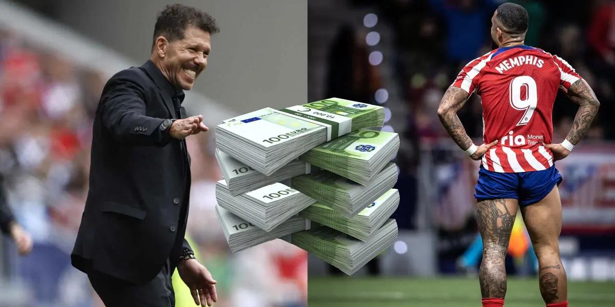 Luego de errarle feo con la llegada de Memphis Depay Diego Simeone tiene al refuerzo que quiere para reforzar su ataque