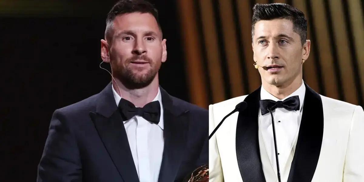 Luego de haber tenido declaraciones cruzadas, el astro argentino dejó de lado sus diferencias con el delantero polaco y le expresó su apoyo.