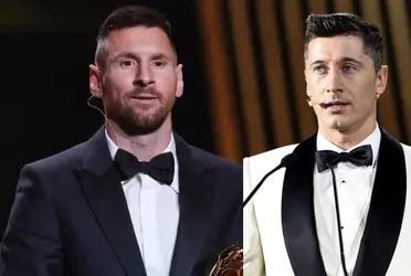 Luego de haber tenido declaraciones cruzadas, el astro argentino dejó de lado sus diferencias con el delantero polaco y le expresó su apoyo.