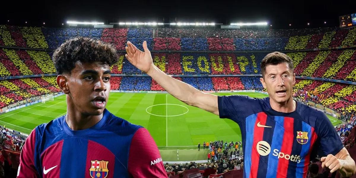 Luego de la acción que se viralizó en el duelo ante el Alavés, el delantero polaco podría salir del Blaugrana hacia un destino exótico