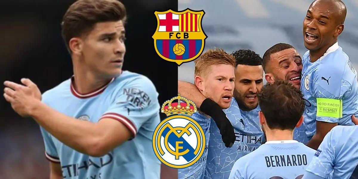 Luego de la gran final de Champions League Julián Álvarez podría cambiar de rumbo para jugar en un gigante de España