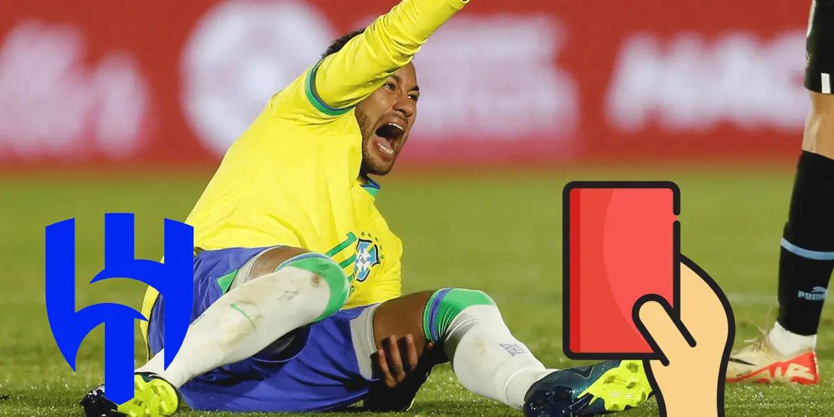 Luego de la rotura del ligamento cruzado anterior y del menisco que sufrió con su selección, el brasileño no ha parado de acumular malas noticias