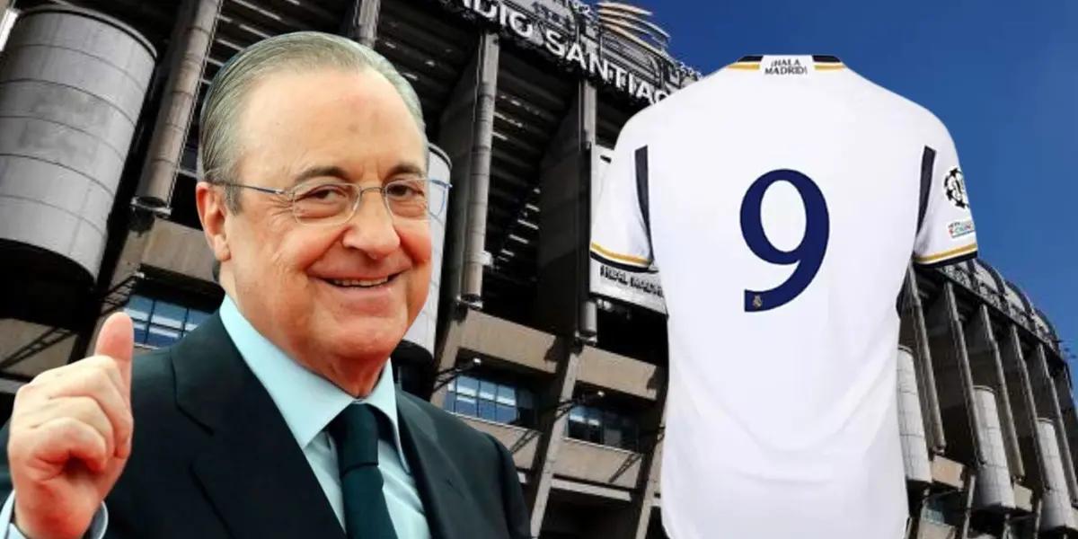 Luego de la salida de Karim Benzema, el Merengue ha sufrido la ausencia de un 9 de área y su presidente ya tiene al indicado