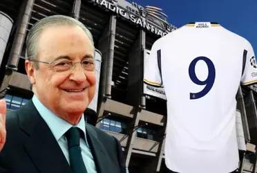 Luego de la salida de Karim Benzema, el Merengue ha sufrido la ausencia de un 9 de área y su presidente ya tiene al indicado