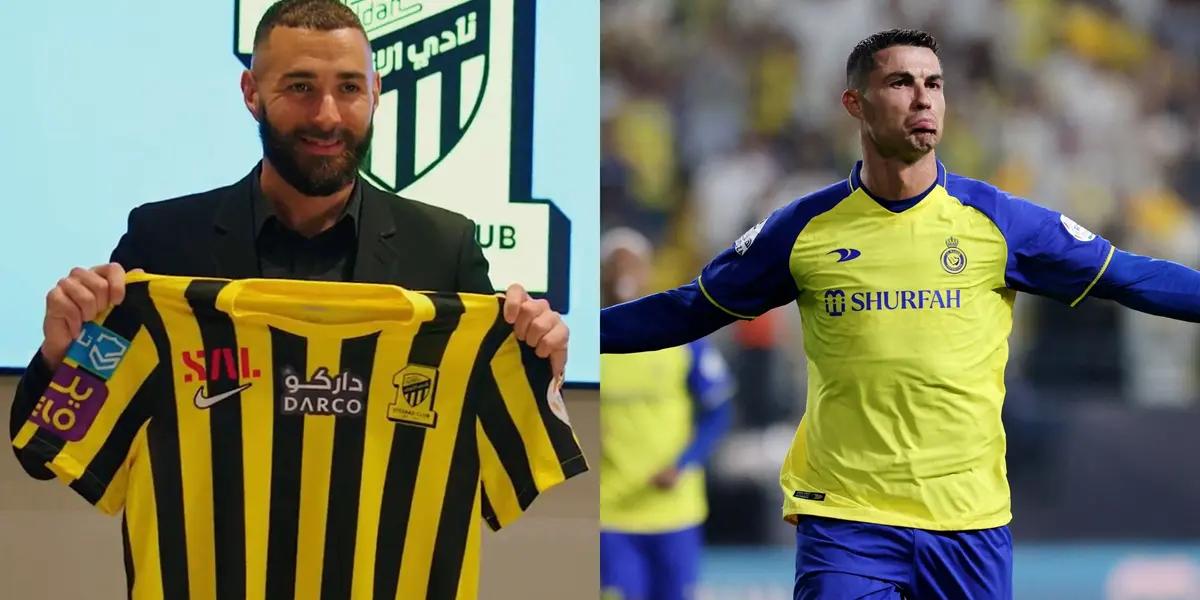 Luego de opacar a Cristiano Ronaldo con su presentación ahora Karim Benzema volvió a hacerle otra jugada al portugués