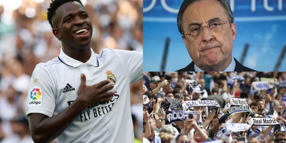 Luego de recibir cánticos racistas, el brasileño amenzaría con irse del Real Madrid y ya hay un equipo dispuesto a ficharle.