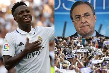 Luego de recibir cánticos racistas, el brasileño amenzaría con irse del Real Madrid y ya hay un equipo dispuesto a ficharle.