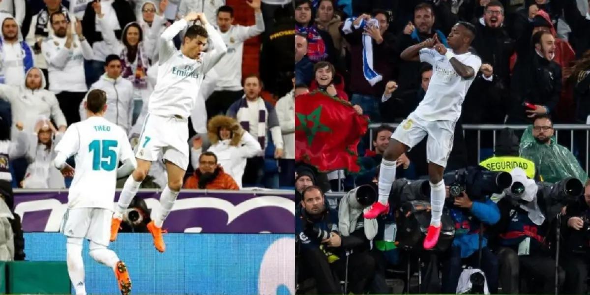 Luego de ser clave en la remontada ente el Sevilla, el internacional brasileño festejó el gol con el que el Real Madrid mantiene la punta, imitando a Cristiano Ronaldo.