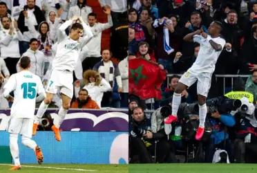 Luego de ser clave en la remontada ente el Sevilla, el internacional brasileño festejó el gol con el que el Real Madrid mantiene la punta, imitando a Cristiano Ronaldo.