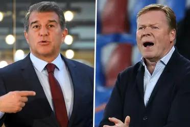 Luego de una nueva derrota sufrida, en esta ocasión frente al Atlético Madrid, el presidente de FC Barcelona ha decidido que el tiempo de Koeman al frente del equipo se terminó y se lo comunicarán en breve.