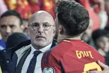 Luis De La Fuente habló luego de la lesión de Gavi en el cotejo entre España ante Georgia