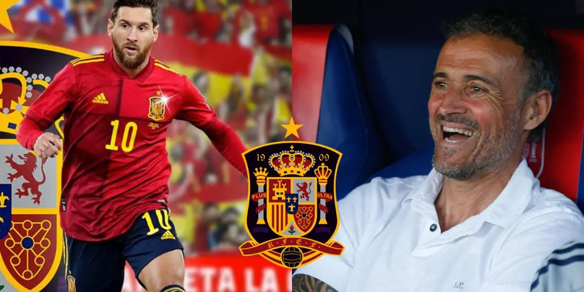 Luis Enrique dejó que Argentina se lleve a la nueva joya española.