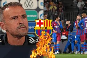Luis Enrique no estaría para nada contento con cierto capricho de Xavi y podría castigar a su equipo.