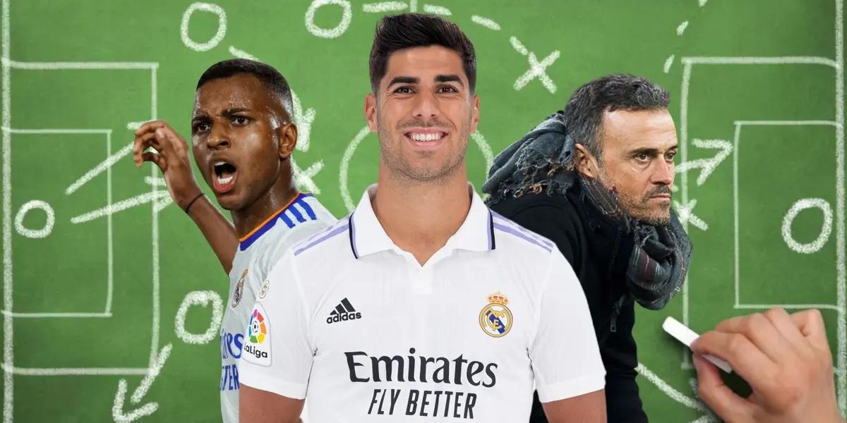 Luis Enrique utilizó al de Mallorca en un lugar del campo distinto al que suele ocupar.